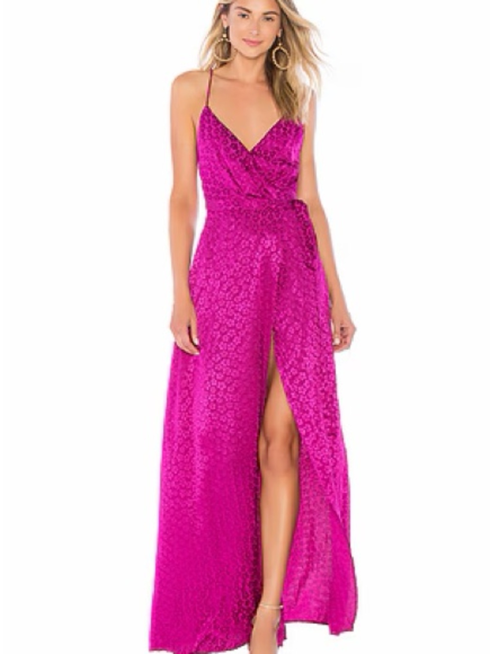 Majorelle Cubano Maxi Dress Fuschia XXS